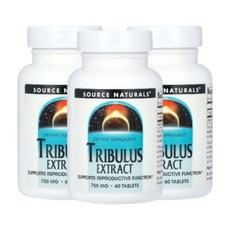소스네츄럴스 트리뷸러스 750mg 60정, 3개