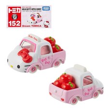일본 정품 토미카 자동차 장난감 캐릭터 미니카, 헬로키티, 1개