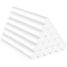 ENPOINT 화이트 핫 스틱 풀 사이즈 24 PCS 0.43 Dia x 4 길이의 프릭 공예용 접착 멜트 공예 목공 장식 수리 왁스 씰링용, White