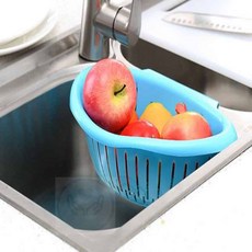 채반 바구니 걸이, 3플라스틱채반-그린