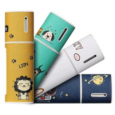 릴 하이브리드 2.0 호환상품 귀여운 캐릭터 하드 케이스 전자 담배 고급 방수 파우치, pt021 옐로우, 1개