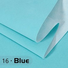 라이너 벨로아 펠트 소파 상자 벽지 의자 자동차 패브릭 테이블 서랍 플록 벨벳 원단 벨보아 백킹 셀프 접착 극세사, 16 Blue, 1개