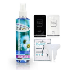이탈왁스 후처리제 아줄렌 로션 250ml+바디스크럽5g+바디크림5g+브라질리언시트팩1매, 250ml, 1개