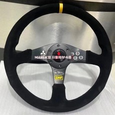 SIMSH 트러스트마스터 T300RS 컨트롤러 스티어링휠 레이싱휠 TGT DIY 핸들, 1개, B. 무광 가죽 버튼