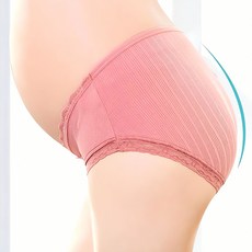 임산부 레이스 팬티 출산 복 속옷 편안함 디자인 기능 성용 위생 용량