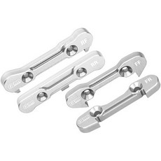 GPM 7075 합금 전면 후면 하단 서스펜션 마운트 LOSI 16 8IghtX 슈퍼 각인넛 4WD 브러시리스 버기 RTRLos04019, 은색