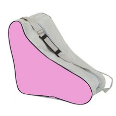 溜冰鞋輪滑包 加厚單肩收納揹包 兒童成人輪滑鞋袋子, 【粉】單肩包-單層設計, 1個