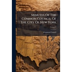 (영문도서)Minutes Of The Common Council Of The City Of New York; Volume 6 Paperback, Nabu Press, English, 9781175125415