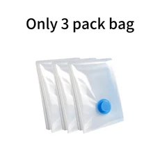 1-10PCS 의류 보관용 진공 가방 및 펌프 커버 대형 플라스틱 압축 빈 여행 액세서리 용기, 02 30x50cm, 09 only 3 pack bags, 1개