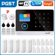 PGST 103 2.4 인치 화면 4G 2G WIFI GSM 홈 Bulgar 보안 시스템 홈 433MHz APP 제어 RFID 카드 PIR 모션, 06 2G P, 02 EU 플러그