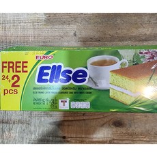 Ellse 코코넛 판단 케이크 Pandan worldfood, 1박스, 360g