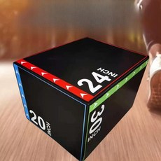 크로스핏 점프박스 폴리오 스텝 와드 점핑 런지 발판, EPE스펀지76x51x61cm