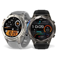 FanGu® 梵固 豪華版GP56 智慧型手錶【OLED支援GPS多頻定位】氣壓海拔 指南針 運動手錶 藍牙通話手錶, 科技黑, 1.43吋, 藍牙