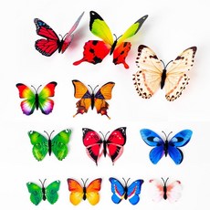 컬러혼합믹스 나비장식 DIY데코세트 12개입 할로윈파티소품 할로윈파티장식 홈파티세트 홈파티소품 홈파티용품 파티세트 파티소품 파티어깨띠+커머스연구소Shop