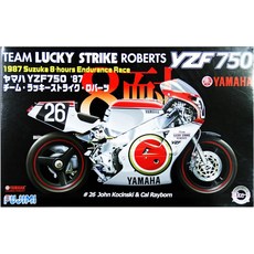 FUJIMI 후지미 1/12 야마하 YZF750 87 럭키스트라이크 로버츠 프라모델