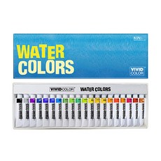 비비드컬러 수채화물감 7.5ml 20색