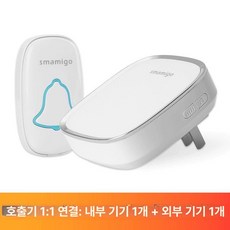 가정용 노인 비상벨 간병 호출기 무선, A. 넥 스트랩이 있는 1대1, 1개