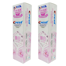 Crest 3DWHITE 鎖白清新雪櫻牙膏, 120g, 2個