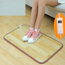 전기장판 미니 온열 매트 전자파 차단 캠핑 매트리스, 50 80cm 라이트우드패턴 고저 2.2m, 기본 색상