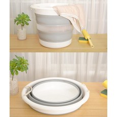 휴대용 접이식 실리콘 차량 세차 물통 30L 관리용품 세차바구니 청소용품 양동이