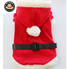 프로센터 산타 후드티 강아지후드티 반려견후드티 강아지옷겨울옷, M
