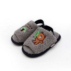 건종 라인프렌즈 소프트 덧신 브라운