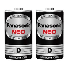 國際牌Panasonic碳鋅電池【1號電池】2顆組-適用於各式電器, 1個, 2顆/組, 2