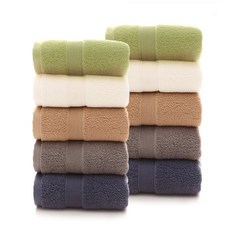 록신 명품 호텔수건 코마사 부드러운 고퀄리티 수건 540GSM 40수 10종세트 호텔 수건 40수, 10개, 믹스