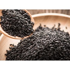熟黑芝麻粒 500g 低溫烘培 黑芝麻 烘培熟化 純黑芝麻, 1個, 500g 黑芝麻粒