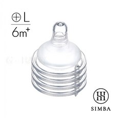 小獅王辛巴 母乳記憶超柔防脹氣寬口十字奶嘴【金寶貝】, L號, L號