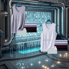 批發價夏季男士冰絲背心男無痕V領T恤運動坎肩衣服男裝1/2件