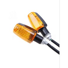 범용 오토바이 방향 지시등 2/4개 세트 깜빡이 표시등 플래셔 램프 오토바이 안전 액세서리, 2pcs