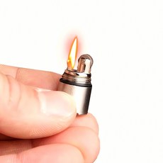 등유 캡슐 미니라이터 야외용 라이터 연료 아웃도어 불꽃 소형 화로 캠핑 도구 불씨, 블랙 BL03618