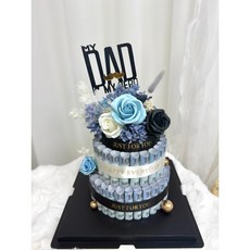 可接急單【噴錢有錢花蛋糕】 生日禮物 情人節禮物 父親節 鈔票蛋糕 有錢蛋糕 鈔票蛋糕花, 三層噴錢