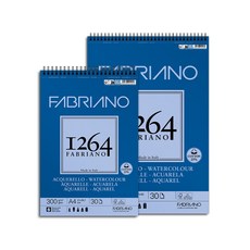 SAMWON 파브리아노1264 워터컬러 스케치북 중목 300g A5 20매