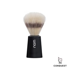 CONQUEST 德國 nom CARL系列 CARL 41BL 黑色刮鬍刷，舒適刮鬍體驗，德國工藝品質保證, 1個