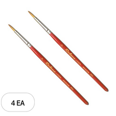 루벤스 330 세필 인조, 4개, 3호