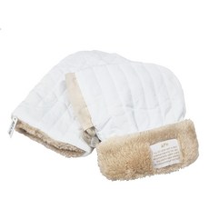 데일리쇼핑 킥보드 자전거 장갑 핸드워머 핸드머프 장갑 핸들커버 악세사리 토시 커버, 화이트, 1세트