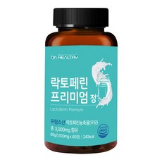온더헬시 락토페린 프리미엄 1000mg 60정X1개, 60정, 1개