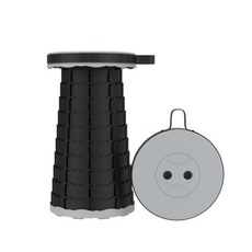 생활살림 휴대용 접이식 의자 그레이, 1개, 1개