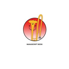 Brass in Color Notebooks: Manuscript - Trombone Red Paperback, Brass in Color, LLC