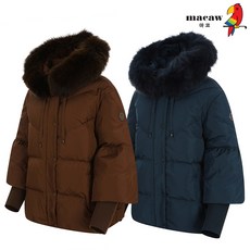 (여성)퍼 후드 구스다운 점퍼_MMW4DJ01