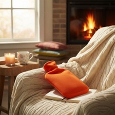 파쉬 2L 플러쉬 커버형 보온주머니, 레드