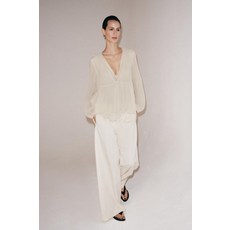 [국내발송] ZARA 여성 ZW 컬렉션 프릴 블라우스 - 크림 6895/074/712 470554