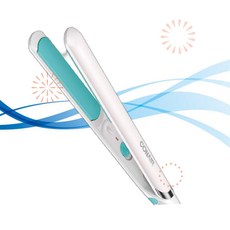 Conair 판 고데기 오소카인드 얇은 모발용 플랫 아이롱 1인치 아몬드 알로에 베라 AU
