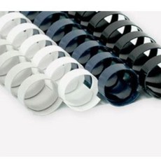 제본소모품 플라스틱링 책제본 16mm 25개입 31913ea 1(ea), 블랙