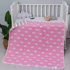 유아 목욕 수건 순수한 면 신생아 아기 덮개 담요 어린이 목욕 어린이 흡수 6 층 거즈 아기 목욕 수건, 돼지 가루, 1개