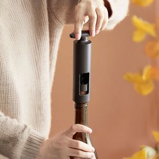 에코럭키 이지 와인 오프너 호일커터 간단하고 편리한 와인병따개, 1개, 와인오프너-단일색상
