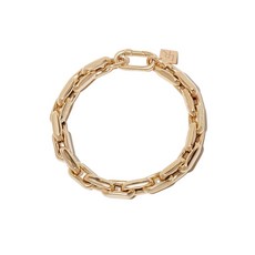 로렌루빈스키 14K 옐로 골드 다이아몬드 체인 링크 브레이슬릿