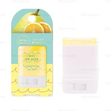 Beauty World وجدت 100% 防水透明防曬膏棒 SPF50 PA (3款) 日本製, 1個, 梨柑橘